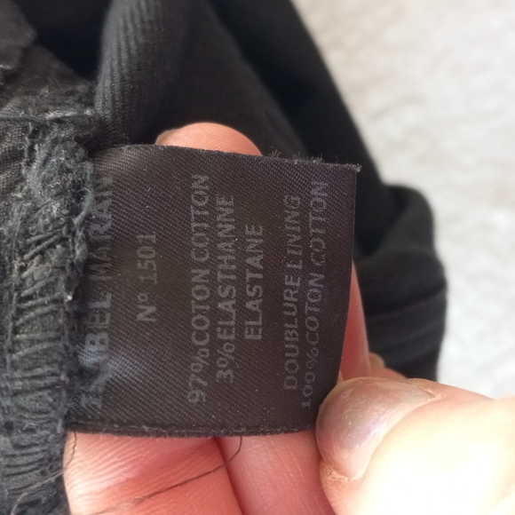 Isabel Marant Black Tie Front Pants Size 2 - Picture 8 of 14